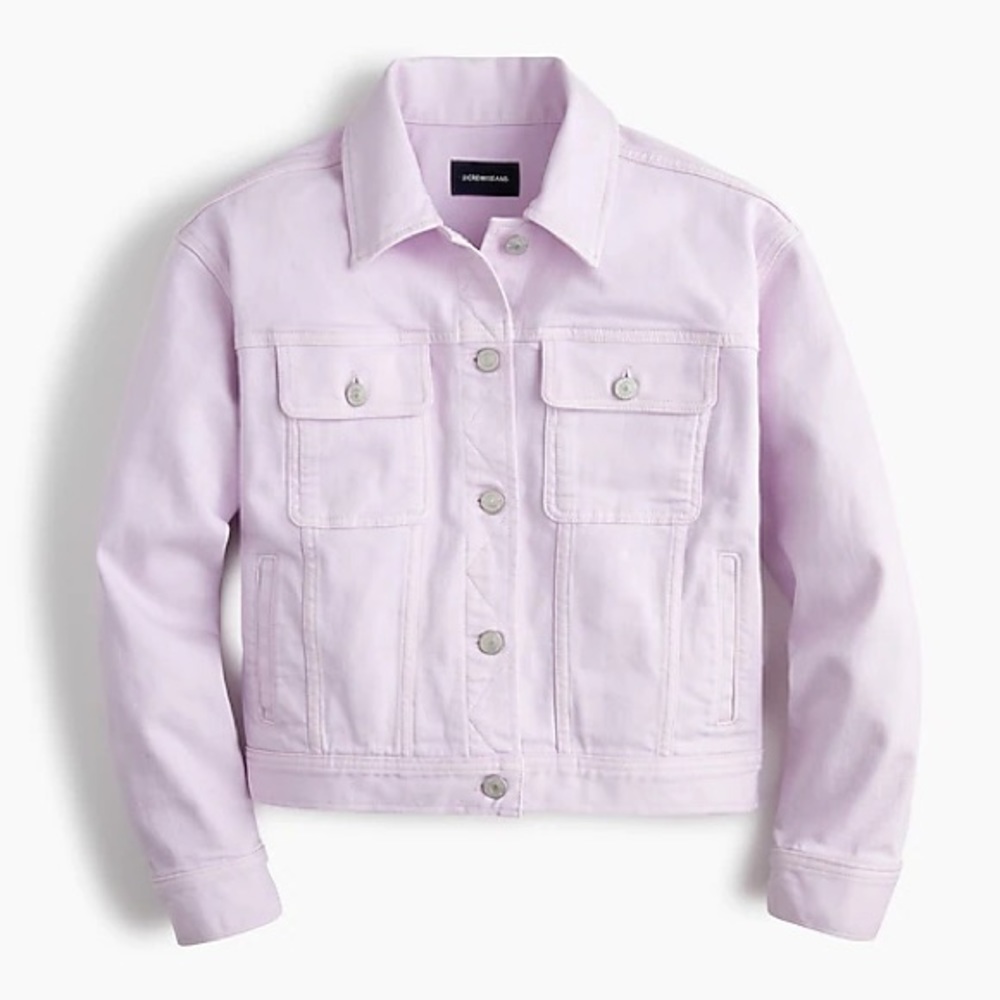 J crew Brand New with Tags Garment dyed Denim jacket